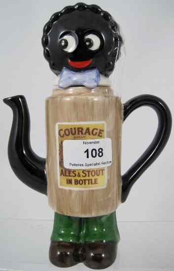 Appraisal: Carltonware Golly Teapot advertising Courage Ales