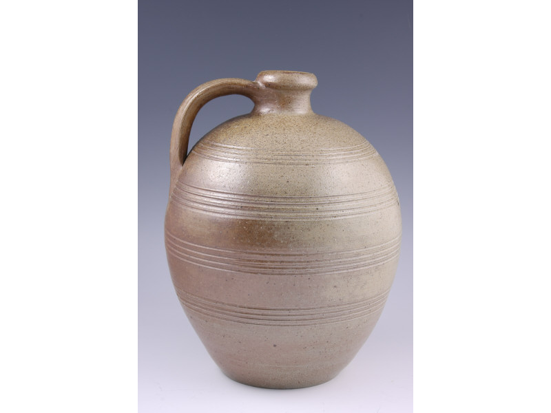 Appraisal: Rare NC Pottery Jug Ben Owen Master Potter ca s