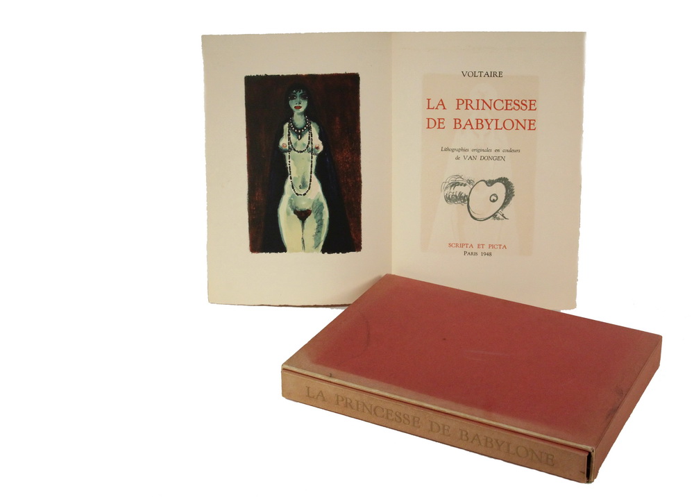 Appraisal: RARE ARTIST ILLUSTRATED FRENCH LITERARY BOOK - La Princesse de