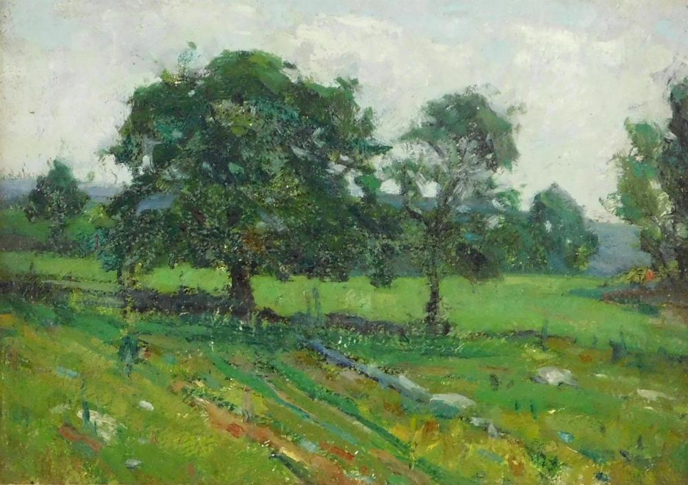 Appraisal: George Davidson Polish-American - Tranquility I oil on board depicts