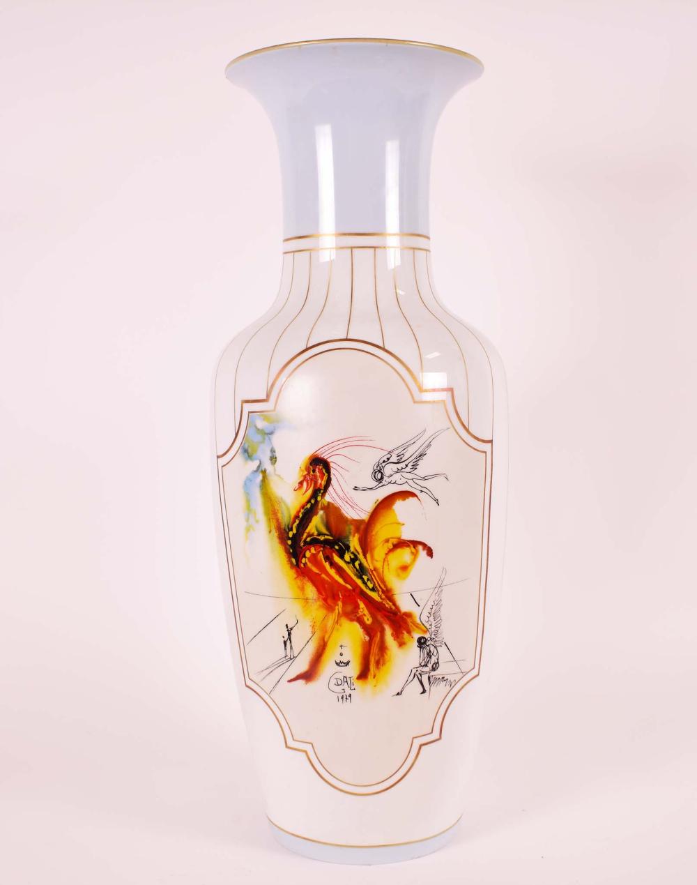 Appraisal: SALVADOR DALI SPANISH - Dream of San Juan Painted Porcelain