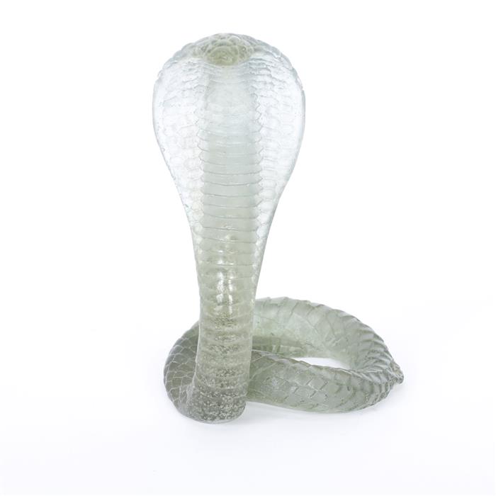 Appraisal: Daum France art glass cobra H