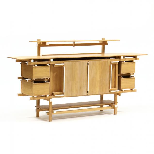 Appraisal: AFTER GERRIT RIETVELD ELLING SIDEBOARD After the original ash with