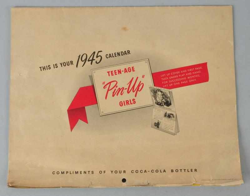 Appraisal: Coca-Cola Calendar Description Some general medium to heavy wear soiling