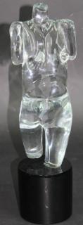 Appraisal: After Dino Rosin Murano Nude Sculpture Good condition Unsigned Measures