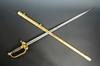 Appraisal: SWORD - Civil War era gilded brass sword and scabbard