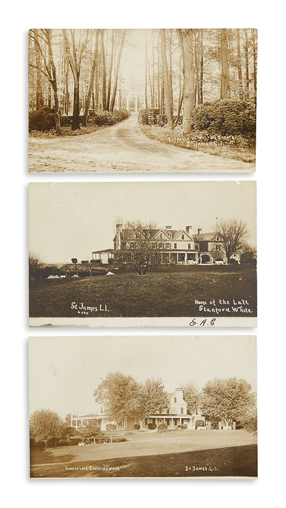 Appraisal: NEW YORK--LONG ISLAND Group of Real Photo Postcards of St