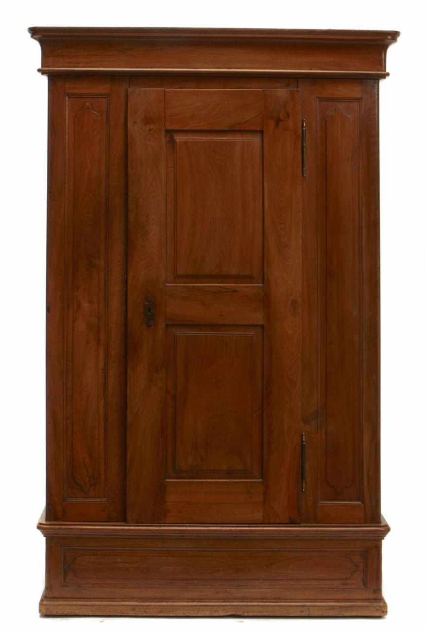 Appraisal: A Continental Baroque walnut cabinet late th early th centuryheight