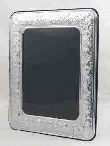 Appraisal: A silver photograph frame measuring approx x cm