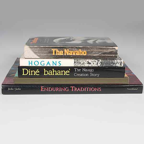 Appraisal: American Indian - Southwest Books on the Navajo lot of