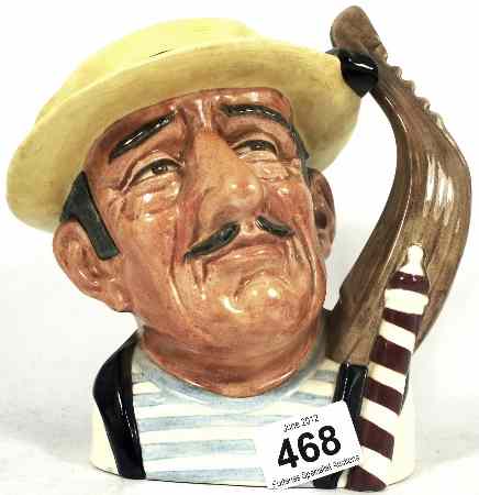 Appraisal: Royal Doulton Large Character Jug Gondolier D