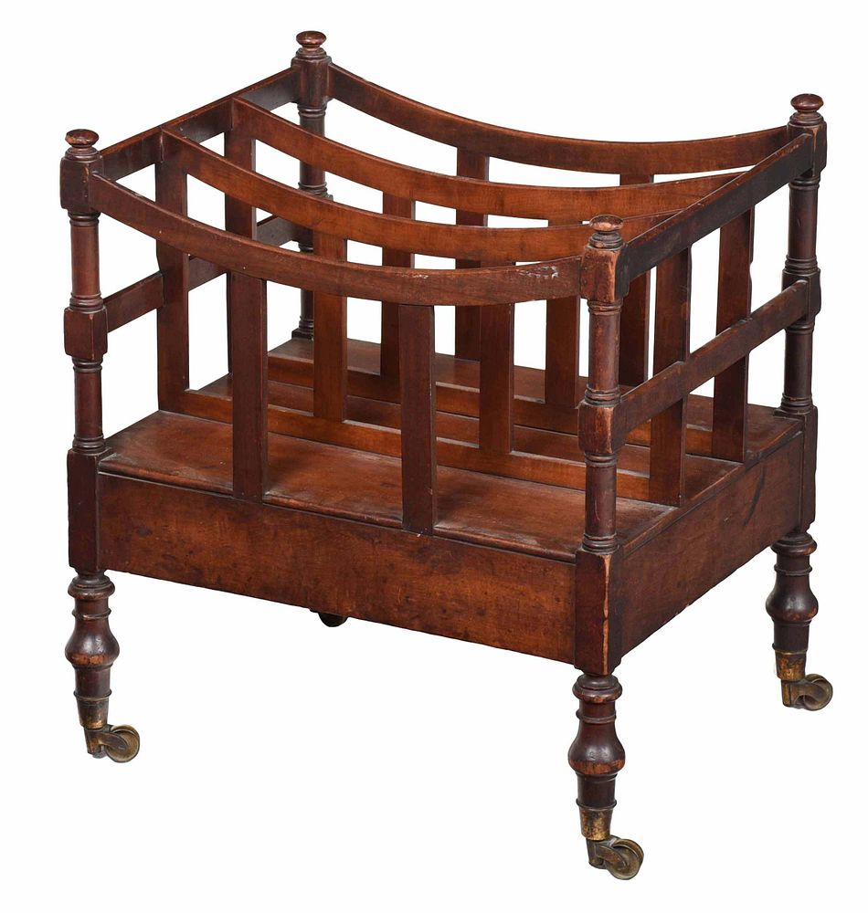 Appraisal: Federal Mahogany Canterbury British or possibly American early th century