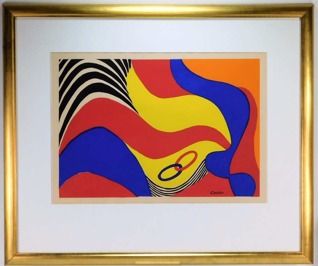 Appraisal: ALEXANDER CALDER MODERN PRIMARY COLOR LITHOGRAPH Connecticut New York France