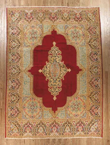 Appraisal: A Persian Royal Kerman Carpet ft in x ft in