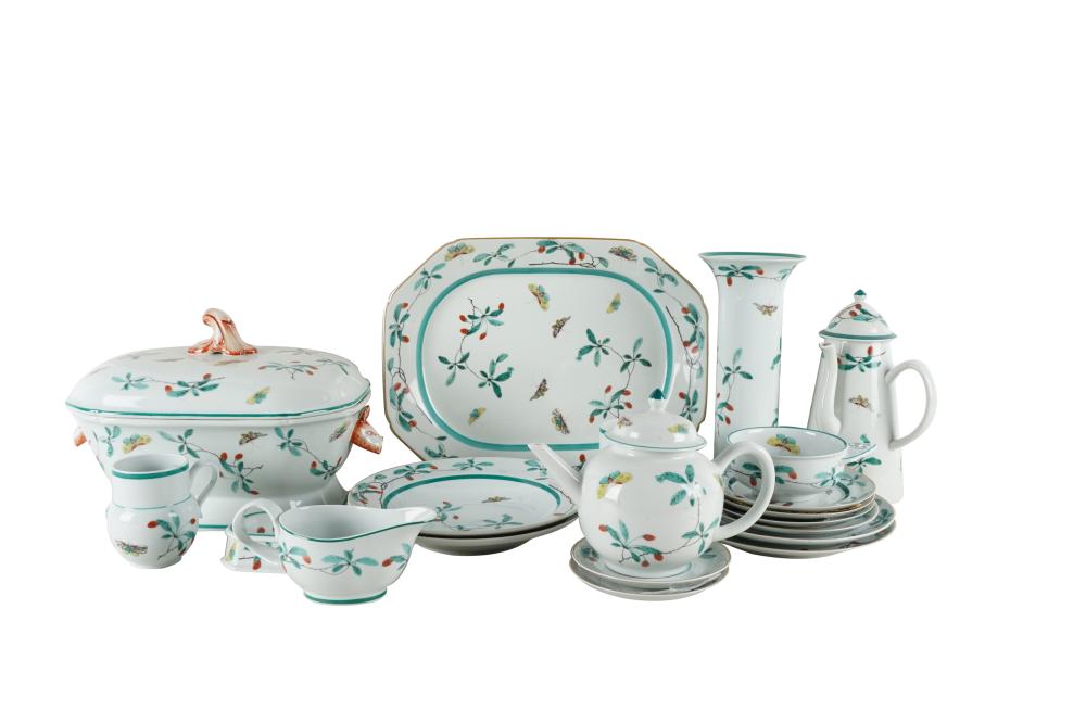 Appraisal: MOTTAHEDEH PORCELAIN SERVICEprinted Mottahedeh mark further marked for Vista Allegre