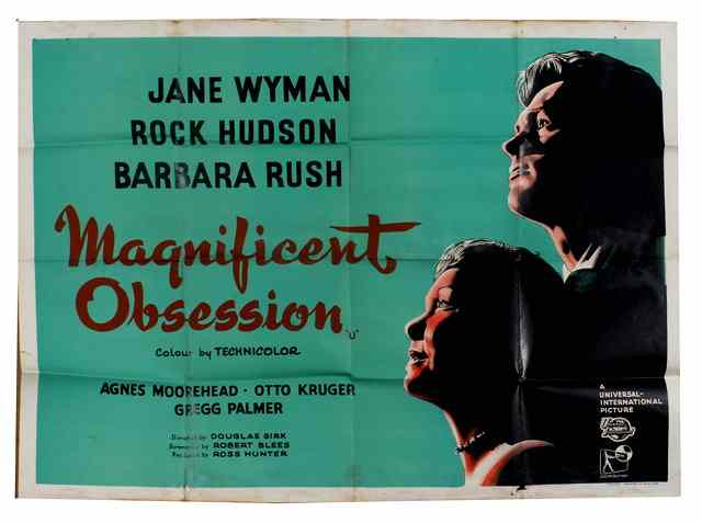 Appraisal: MAGNIFICENT OBSESSION Universal International drama starring Rock Hudson and Jane