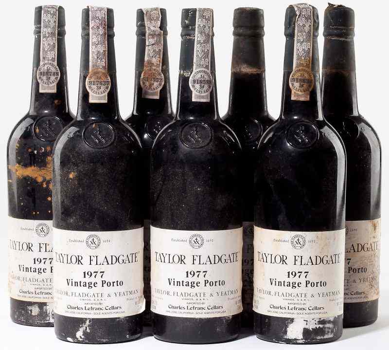 Appraisal: Taylor Fladgate Vintage Port bottles lbsl bsl bn into neck''Dark