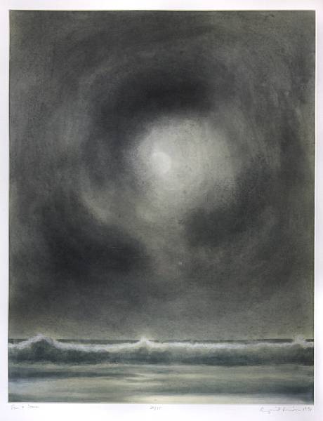 Appraisal: April Gornik American born Sun amp Storm Soft-ground etching on