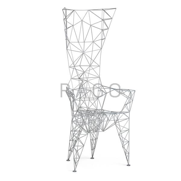 Appraisal: TOM DIXON CAPPELLINI Pylon armchair Condition Report Professional repaired weld