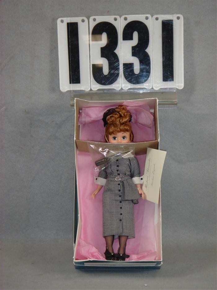 Appraisal: Timeless Legends Madame Alexander Lucy doll approximately tall sleepy eyes