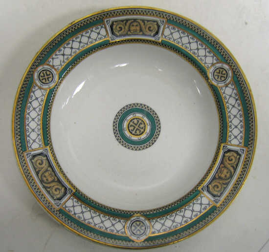 Appraisal: ANTIQUE STAFFORDSHIRE POTTERY TABLEWARE Ford Challinor Co Tunstall circa -