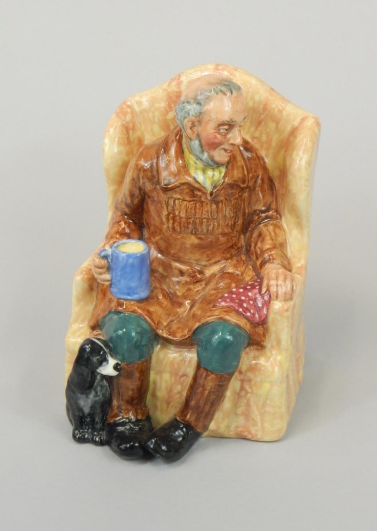 Appraisal: A Royal Doulton figure Uncle Ned HN green printed marks