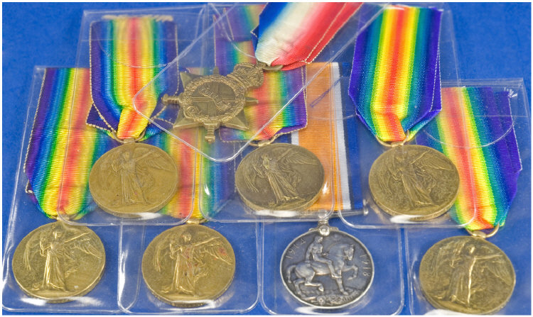 Appraisal: Collection Of WW Medals Comprising Six - The Great War