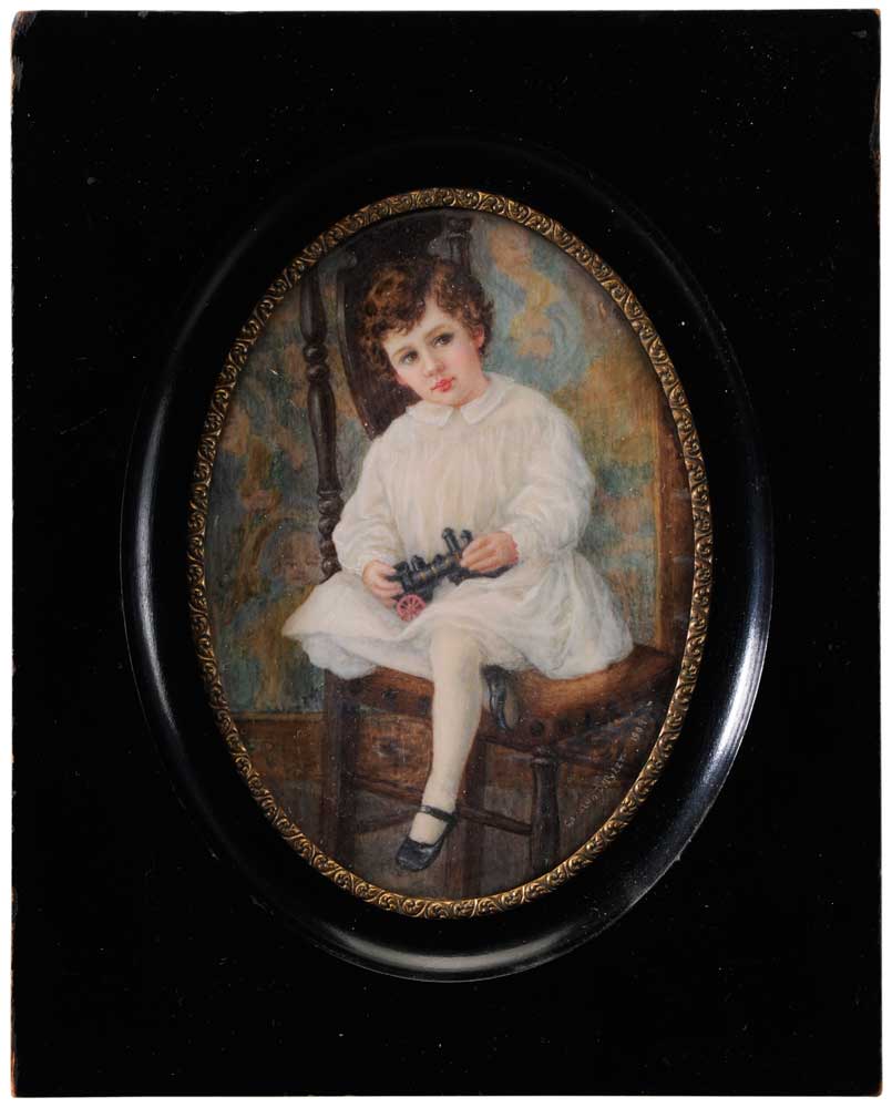 Appraisal: Carolyn D Tyler Illinois late th early th century Portrait