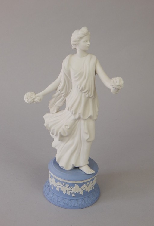 Appraisal: A Wedgwood blue Jasperware figure from The Dancing Hours Collection