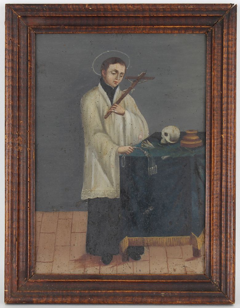 Appraisal: th C Old master Painting of Penitent St Francis th