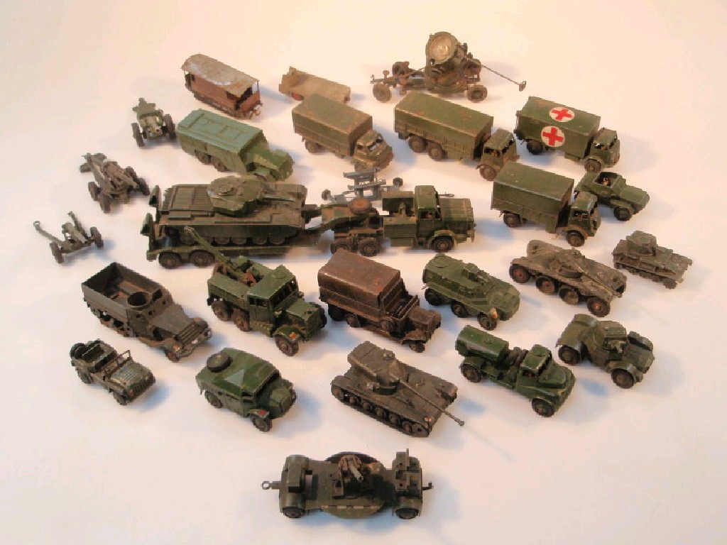 Appraisal: A selection of Dinky and other die-cast military vehicles