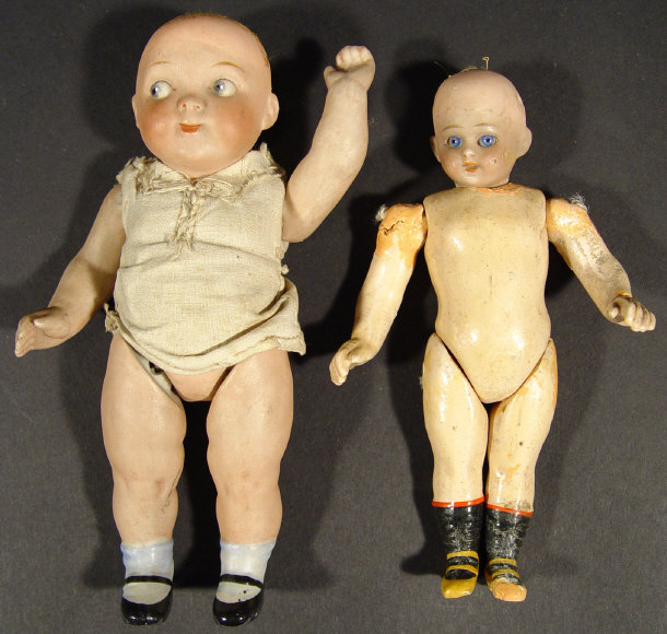 Appraisal: s child's doll with china head and limbs and hand