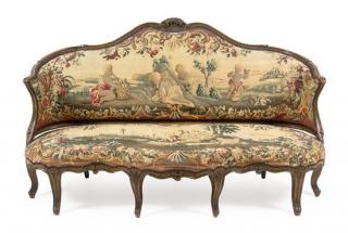 Appraisal: A Louis XV Painted Canape Height x width x depth