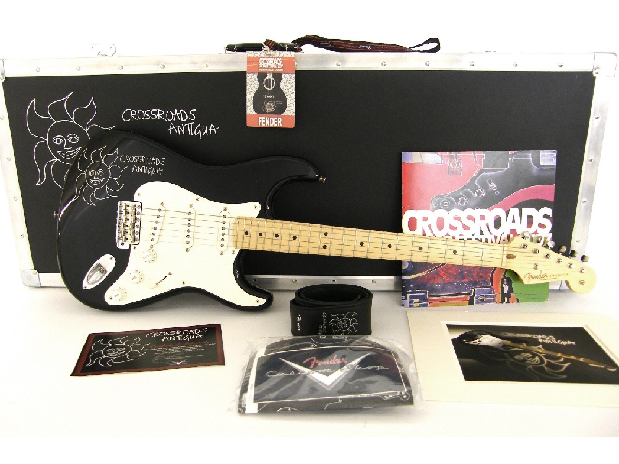 Appraisal: Fender Crossroads Antigua Eric Clapton 'Sun Strat' Stratocaster electric guitar