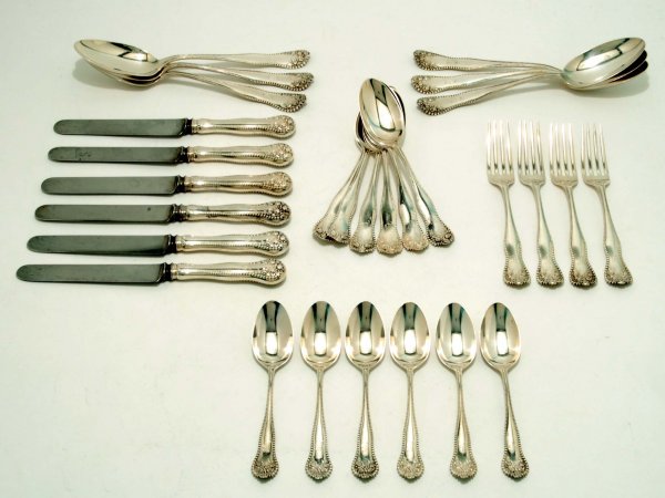 Appraisal: Gorham Lancaster sterling silver flatware Twenty-eight pieces Includes six teaspoons