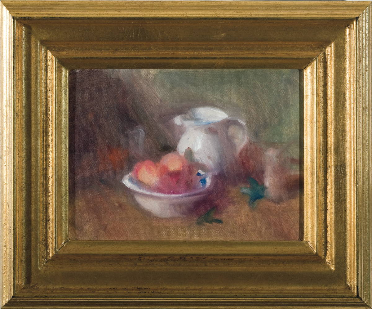 Appraisal: MEG MERCIER AMERICAN B STILL-LIFE WITH PITCHER AND BOWL OF