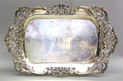 Appraisal: Sterling silver serving trayhoward sterling co providence ri late th