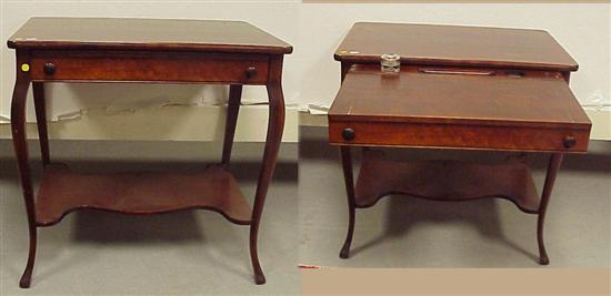 Appraisal: Early th C lady's table with single drawer that opens