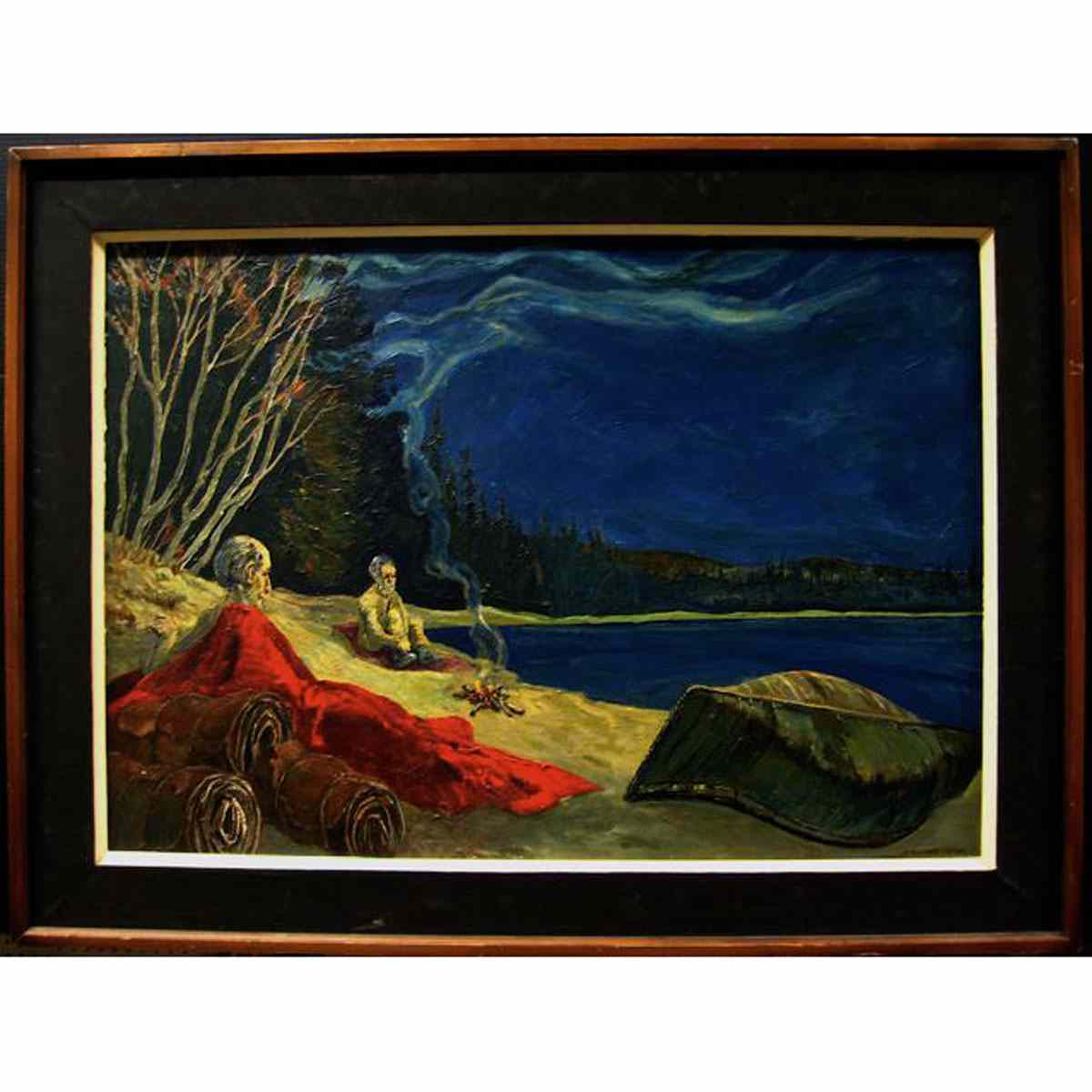 Appraisal: LAWRENCE NICKLE CANADIAN - BEDTIME APPROACHING OIL ON BOARD SIGNED