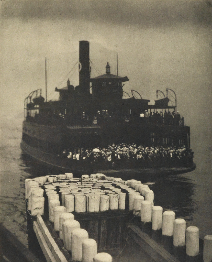 Appraisal: ALFRED STIEGLITZ - The Ferry Boat Dirigible Snapshot Paris from