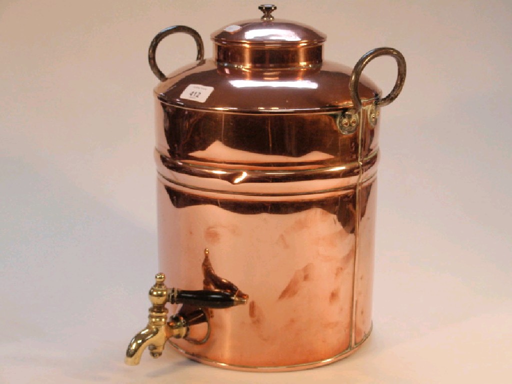 Appraisal: A Victorian copper urn