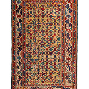 Appraisal: A Caucasian Wool Rug First Half th Century feet inches