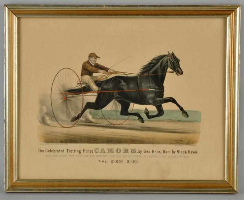 Appraisal: Lot of Racing Prints All are framed under glass Includes