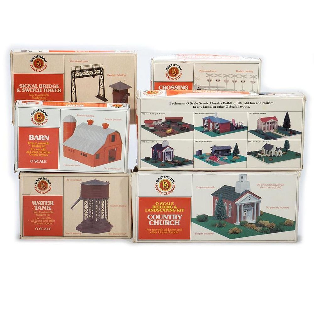 Appraisal: Plasticville O S Scale Assorted Kits Barn with original box