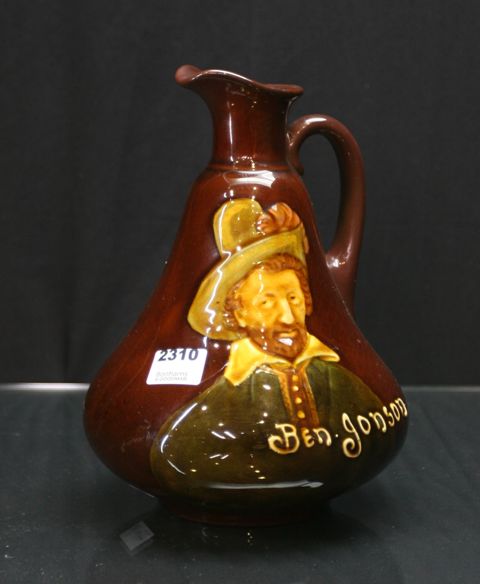 Appraisal: Dewars whisky jug-Ben Jonson