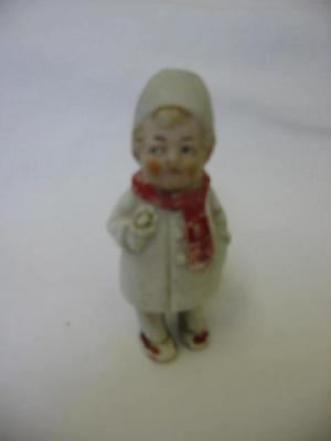 Appraisal: A German all bisque dolls house doll with swivel head