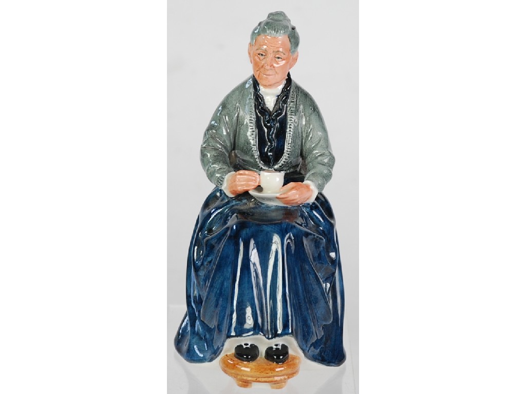 Appraisal: ROYAL DOULTON CHINA FIGURE 'Cup of Tea' HN