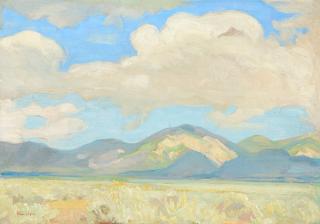 Appraisal: Bert Geer Phillips - Taos New Mexico July oil on