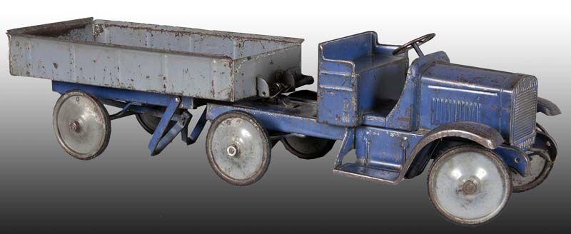 Appraisal: Pressed Steel Steelcraft Tractor and Trailer Toy Description '' L