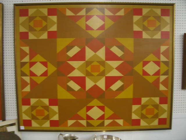 Appraisal: Alfred Miller Oil Geometrics